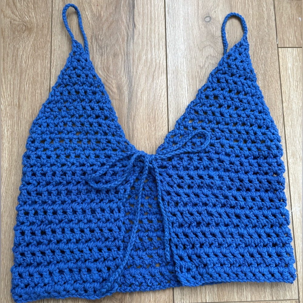 crochet bathing suit cover up top!